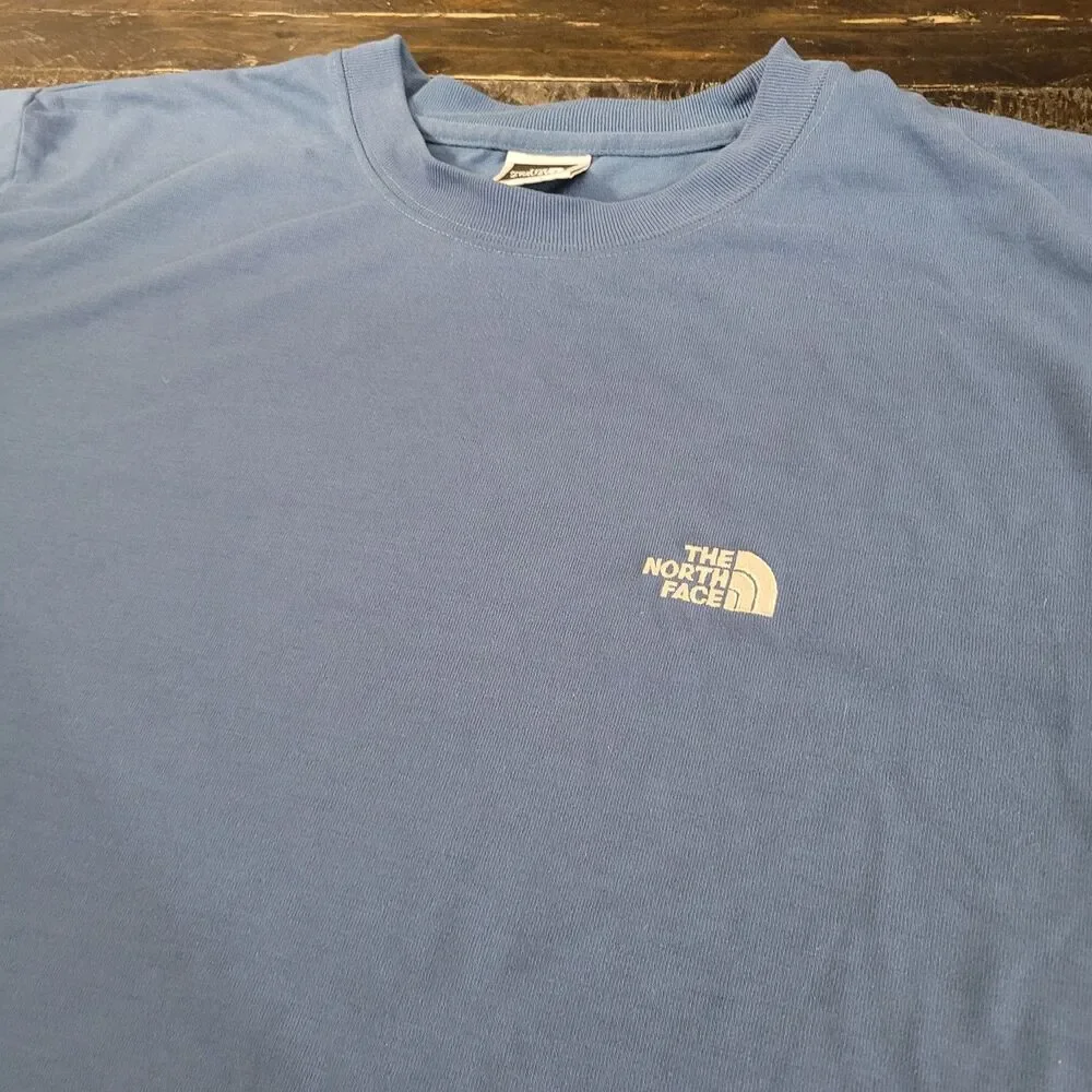 The North Face Shirt Adult Large Blue Short Sleeve Vaporwick